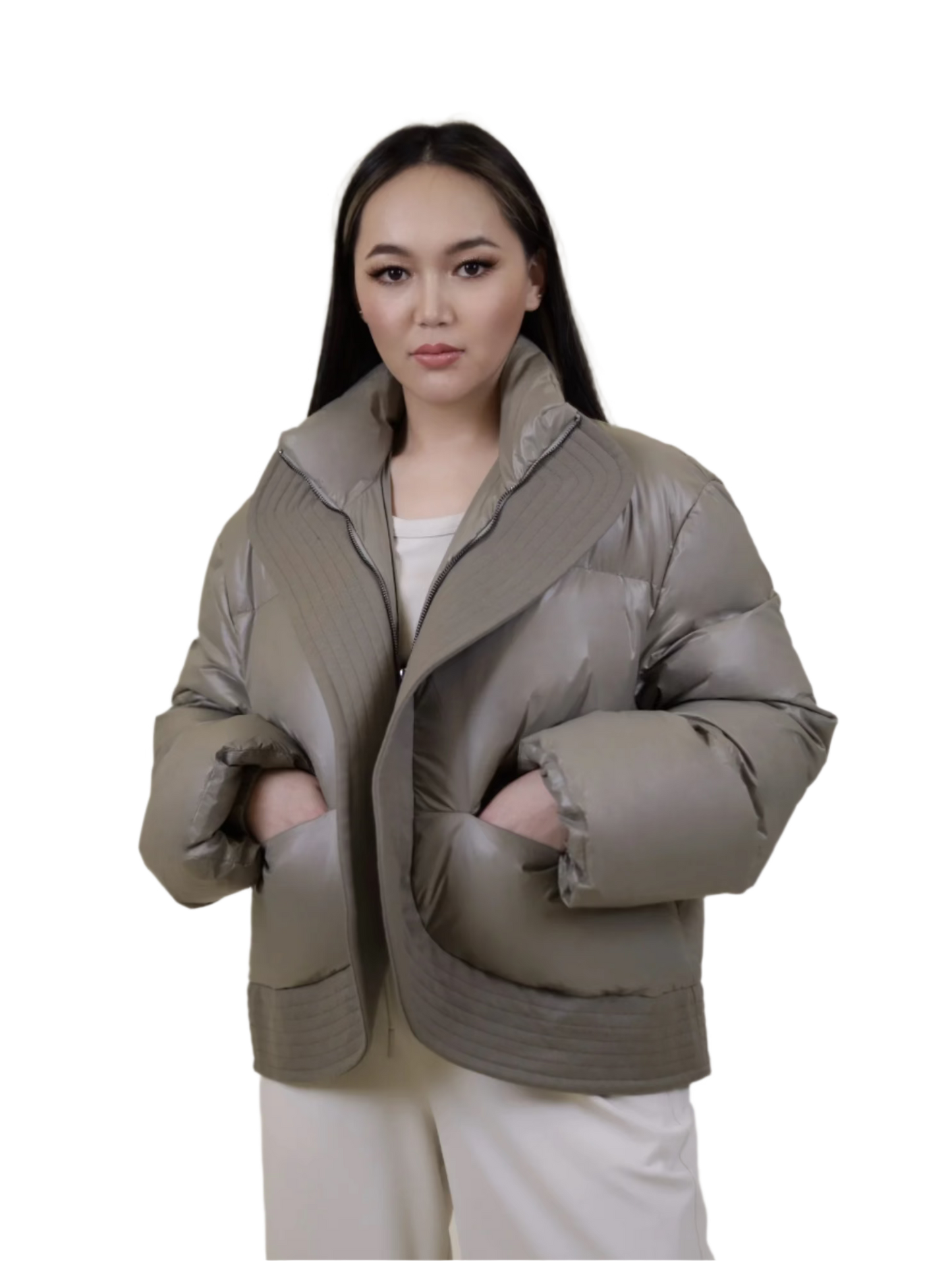 Puff Jacket Olive