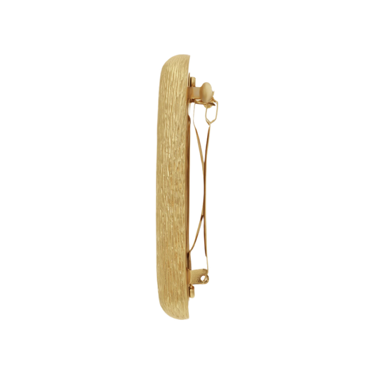 Gold Texture Linear Hair Clip