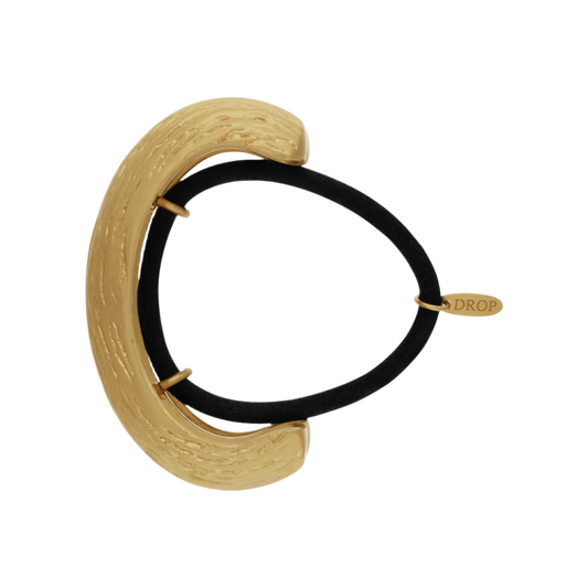 Gold Double Arch Ponytail Cuff